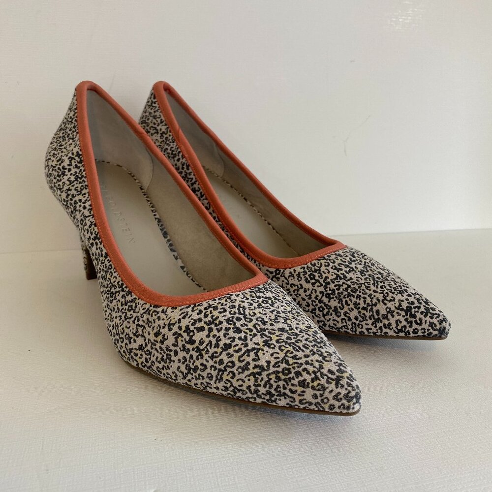 Lori Goldstein Li-Yvonne Little Cat Printed Suede Womens 10M